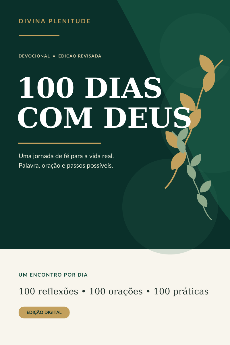Capa real do ebook 100 Dias com Deus